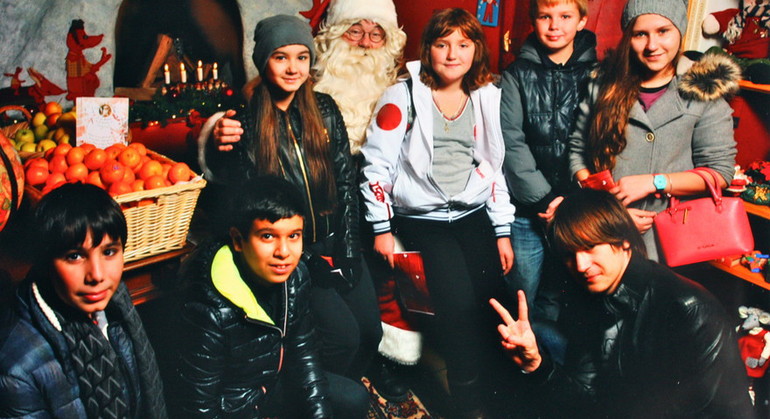 Ho Ho Ho! Déjà une rencontre avec le Père Noël! 